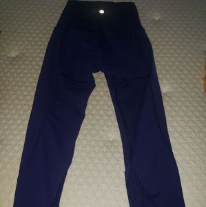 Mesh cropped leggings